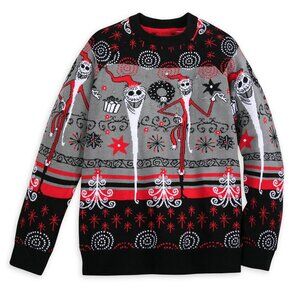 Disney Jack Skellington NBC Ugly Christmas Sweater Fair Isle NEW Unisex Size M